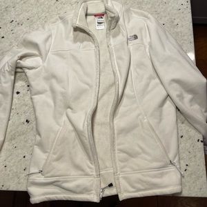 White North Face Fleece Jacket